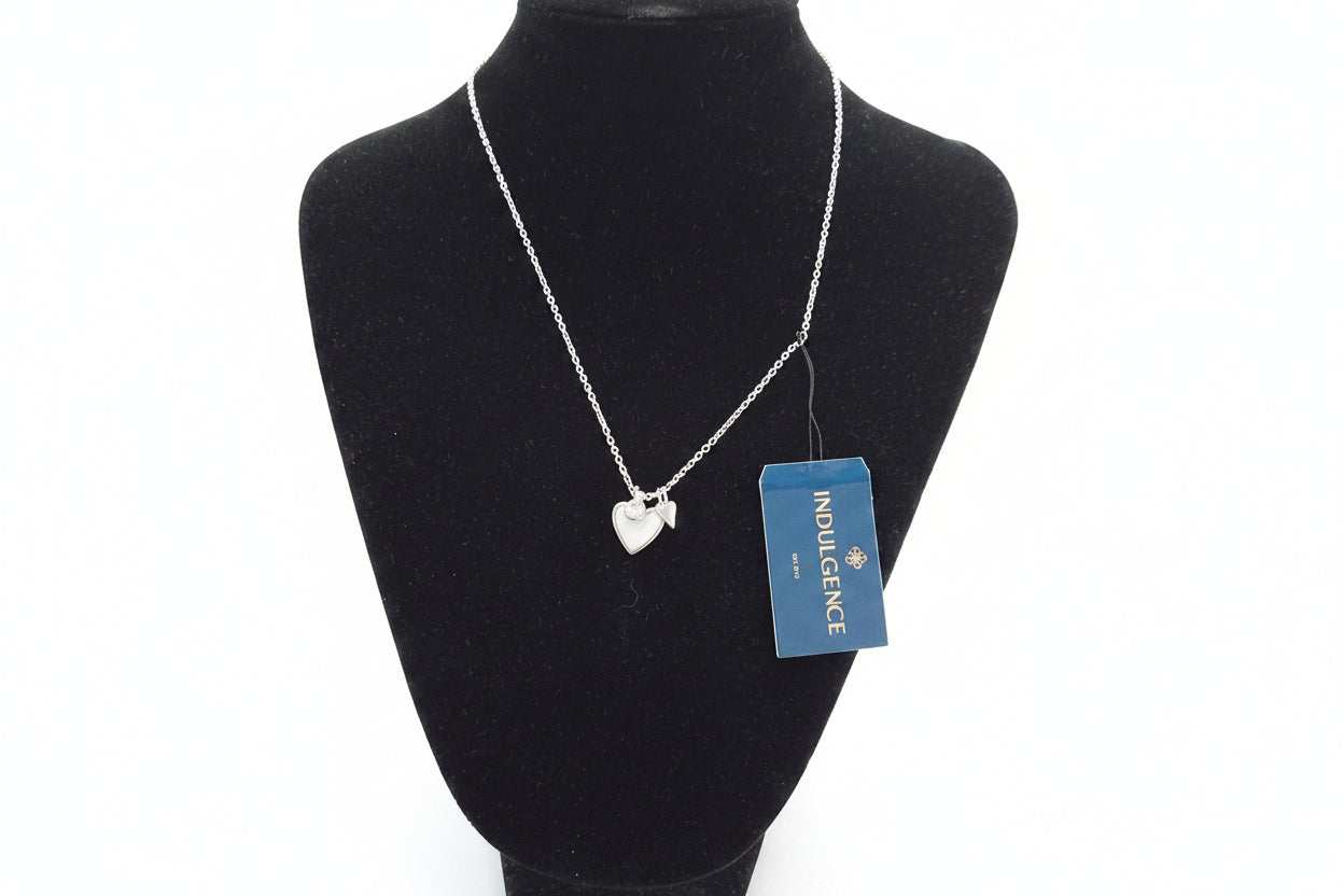 Silverplated  heart pendant