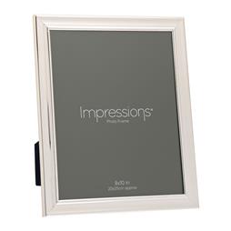 Impressions Beaded Silverplated 8×10
