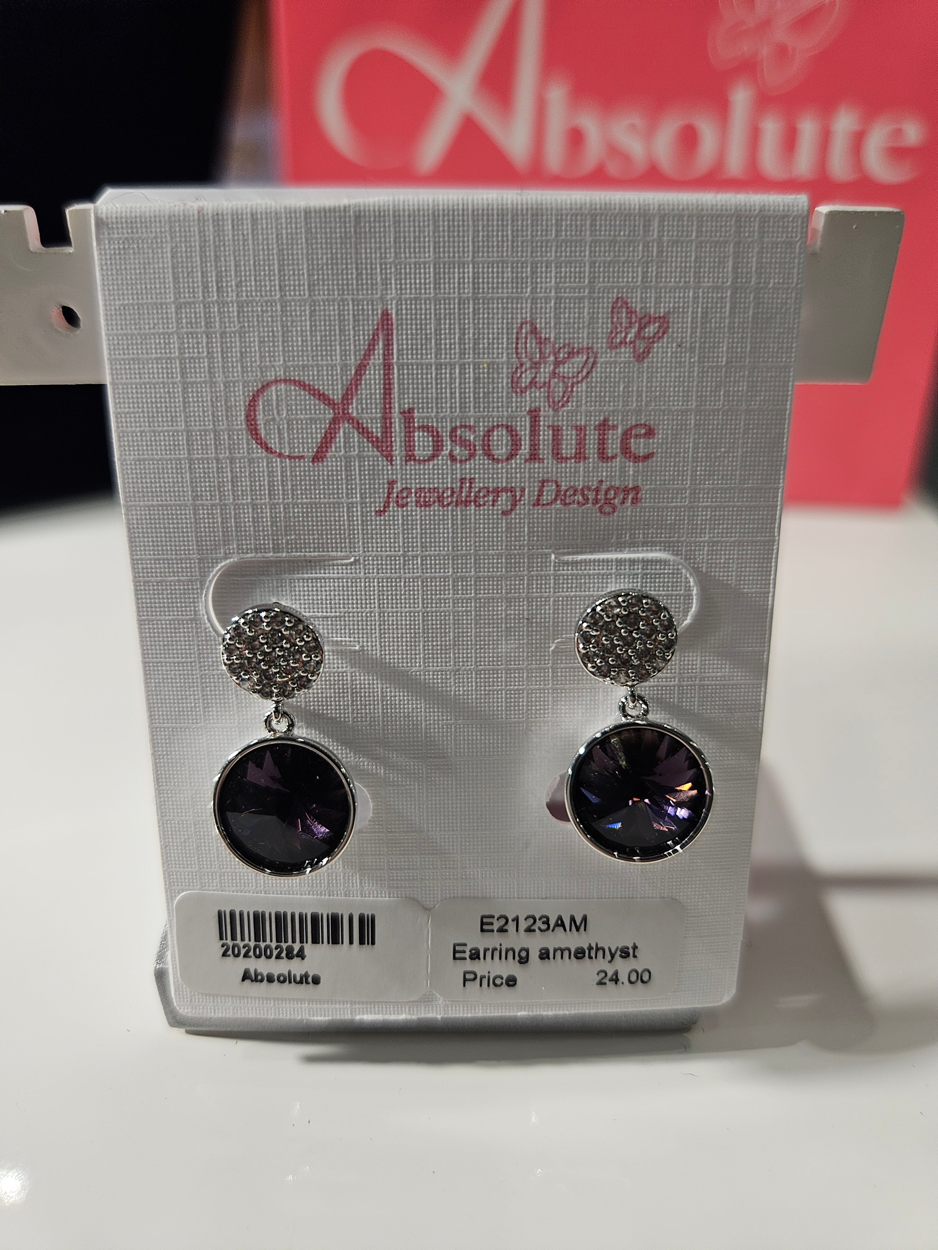 Absolute Amethyst Drop Earring