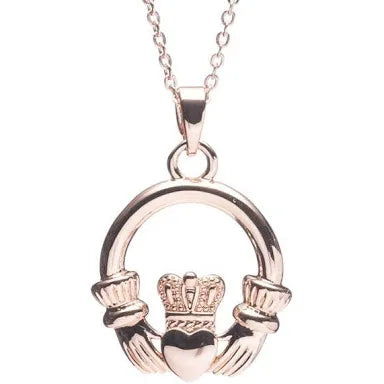Rosegold Cladagh Pendant