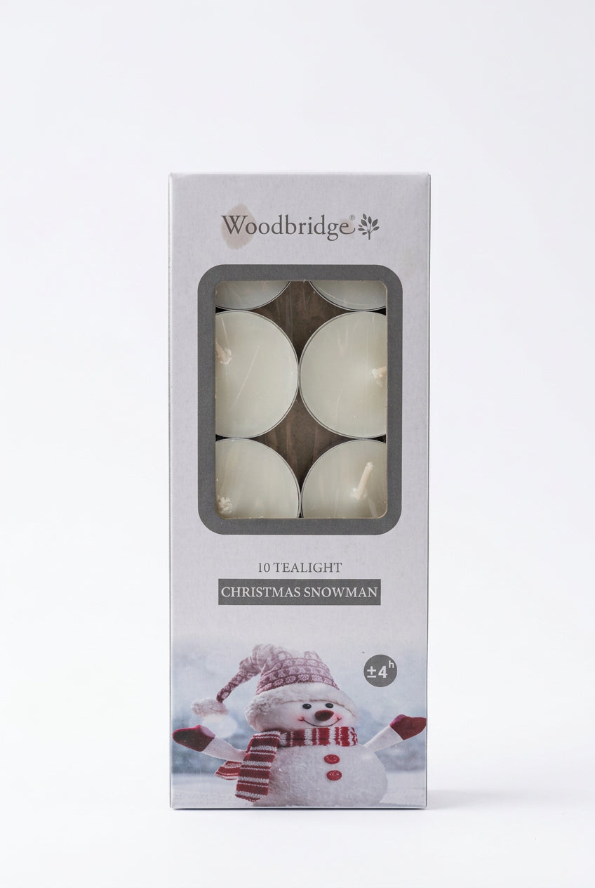 Christmas  snowman tealights