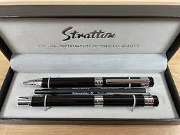 Stratton Roller Ball set black & silver