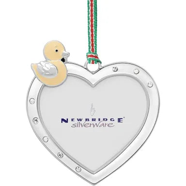 Newbridge Heart Photo Frame with Duck Tree Decoration