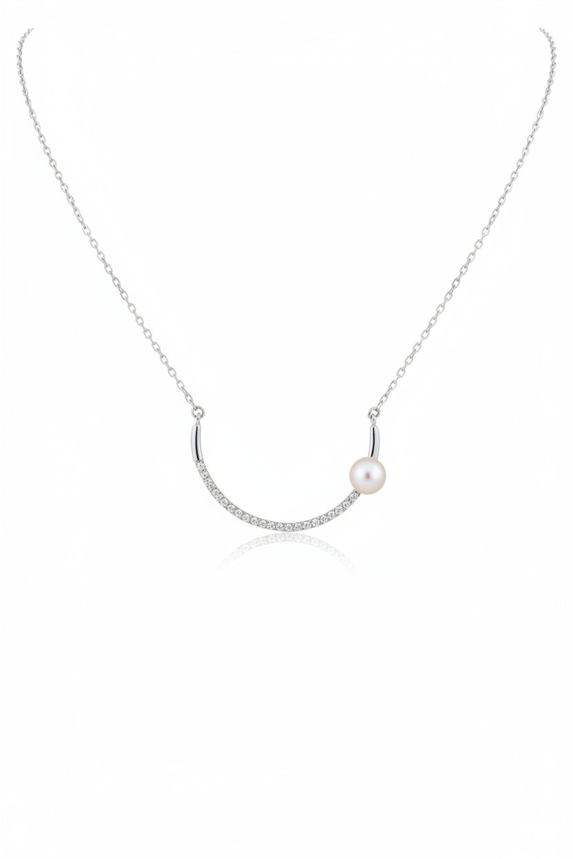 Sterling silver pendant  with pearl