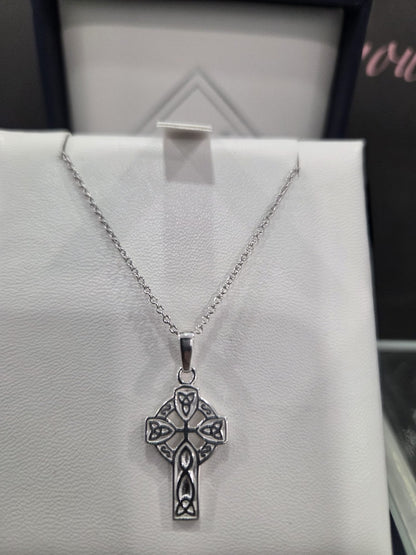 Sterling Silver Celtic Cross Pendant