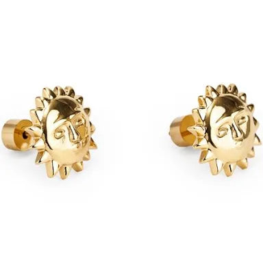 TC Soleil Sun with Face Stud Earrings