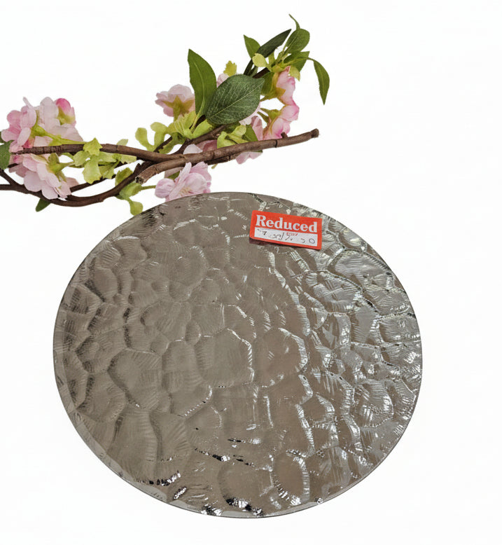 Silver Candle Plate 20cm