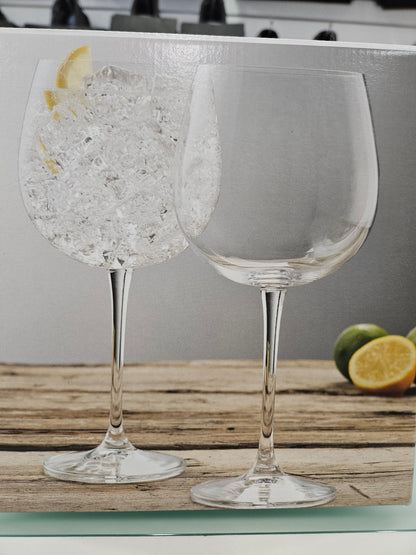 Elegance Gin & Tonic Glasses Pair