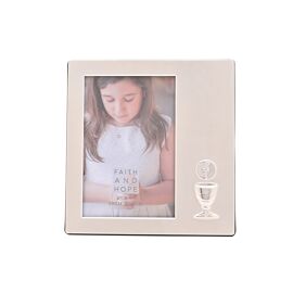 Faith & Hope Silverplated  Frame 4×6 1st Holy Communion