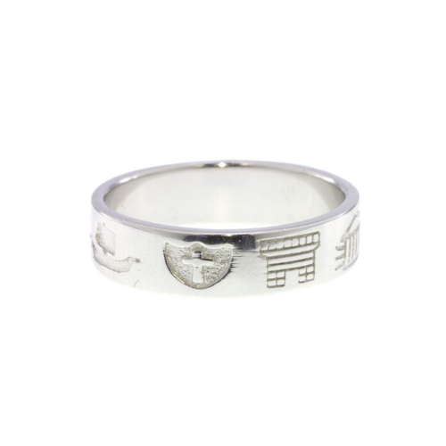 Cailín Sterling Silver Mens Heratige  Ring