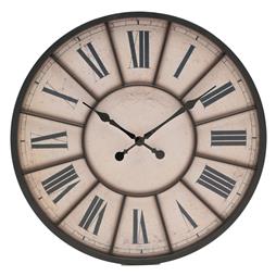 Sometimes Roman Dial Panelled Wall Clock 42cm