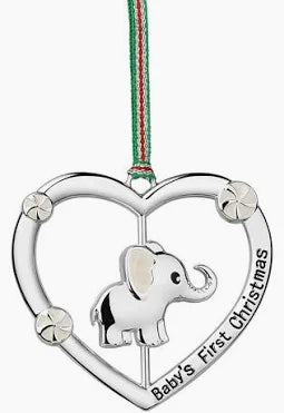 Newbridge Baby's 1st Christmas Heart Tree Decoration