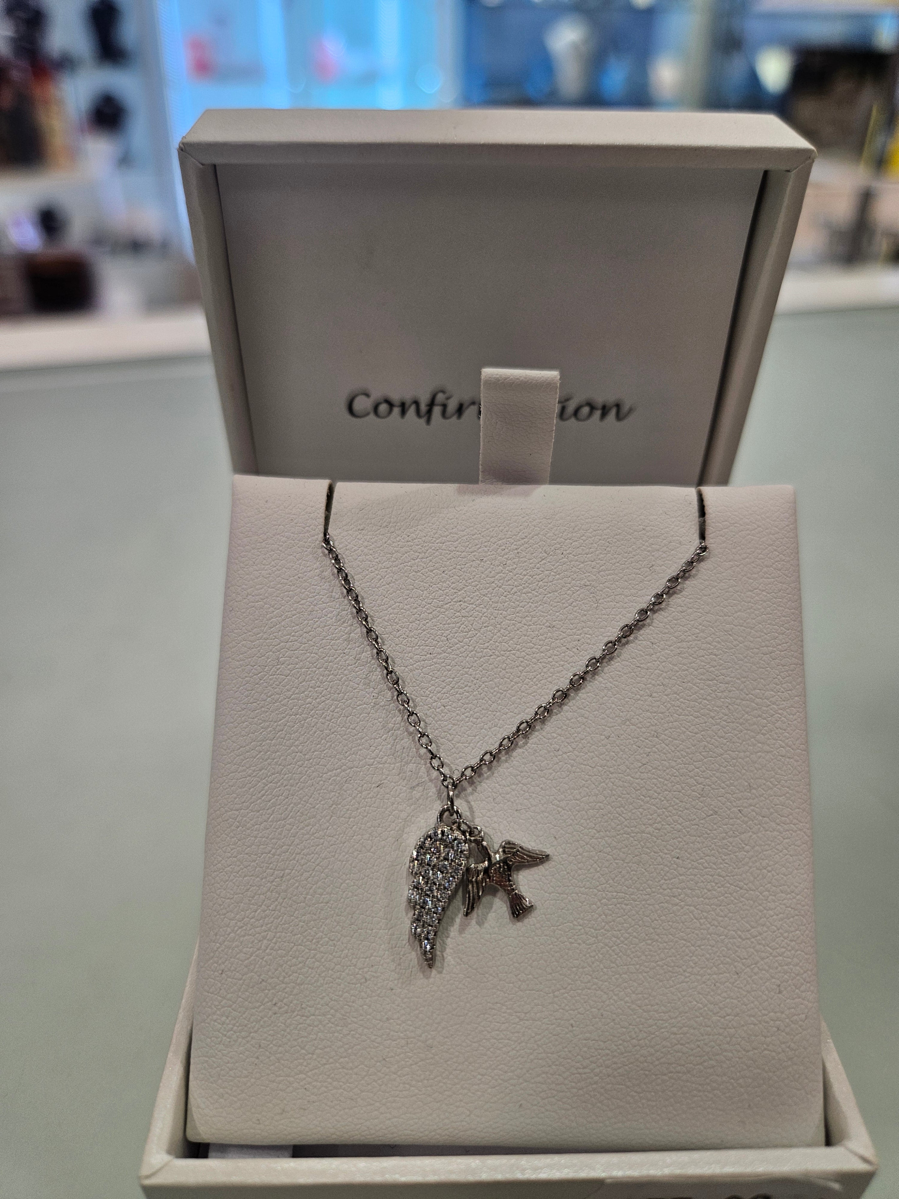 Communion/Confirmation Wing and Dove Necklace