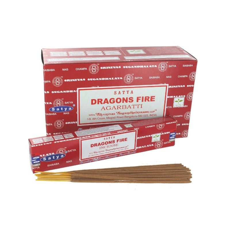 Dragon's Fire Perfumed Incense Sticks by Satya