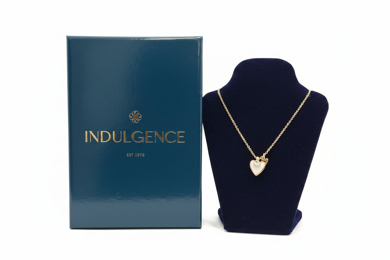 Gold heart pendant