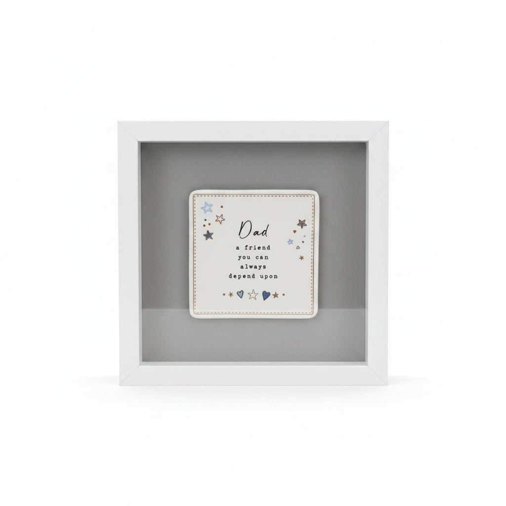 Heartfelt  dad keepsake  frame
