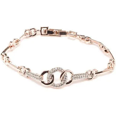 Rosegold Interlocking Bracelet