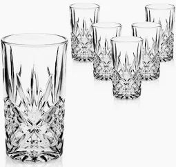 Tipperary Belvedere  Hi Ball Glass Set Of 6