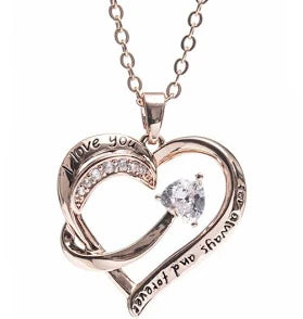 Newgrange Rosegold Heart Pendant
