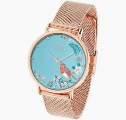 Tipperary Birdy Robin Rose Gold Watch
