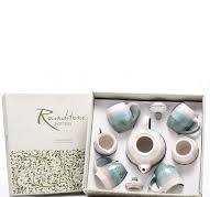 Roundstone Pottery Seven Piece Tea Set