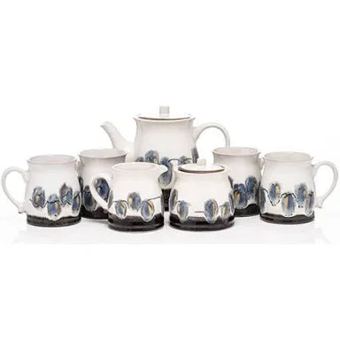 Emma 7pce Pottery Tea Set