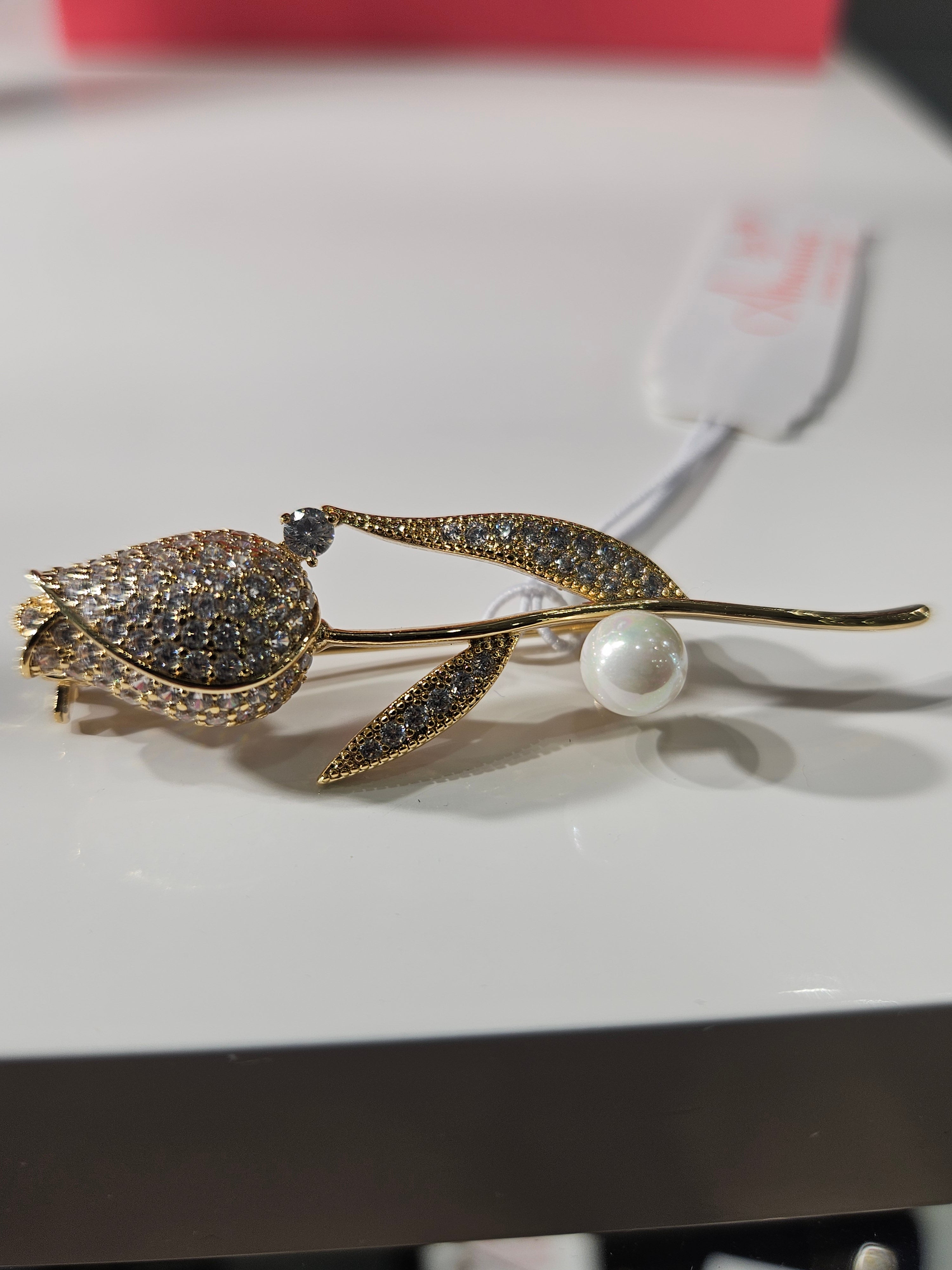Absolute Gold Plated Tulip with Pearl