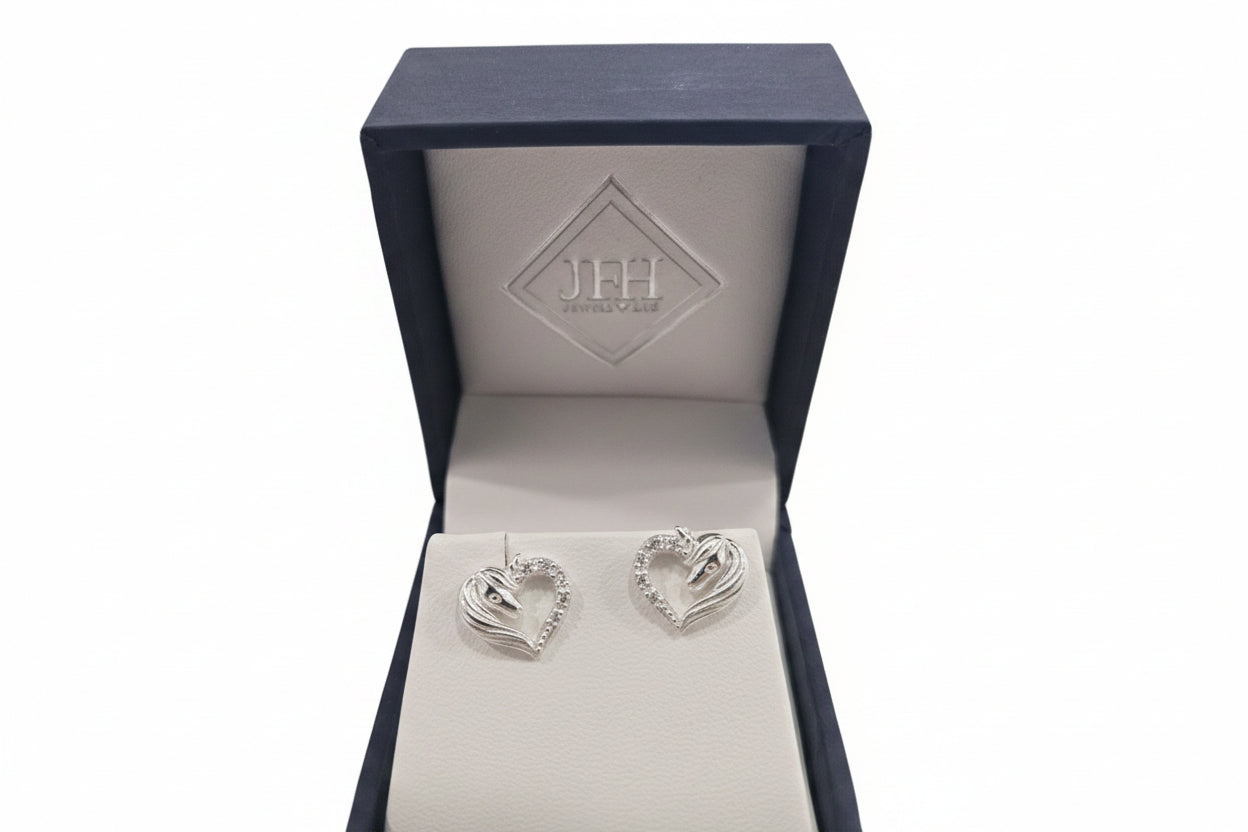 Sterling Silver Unicorn Earrings