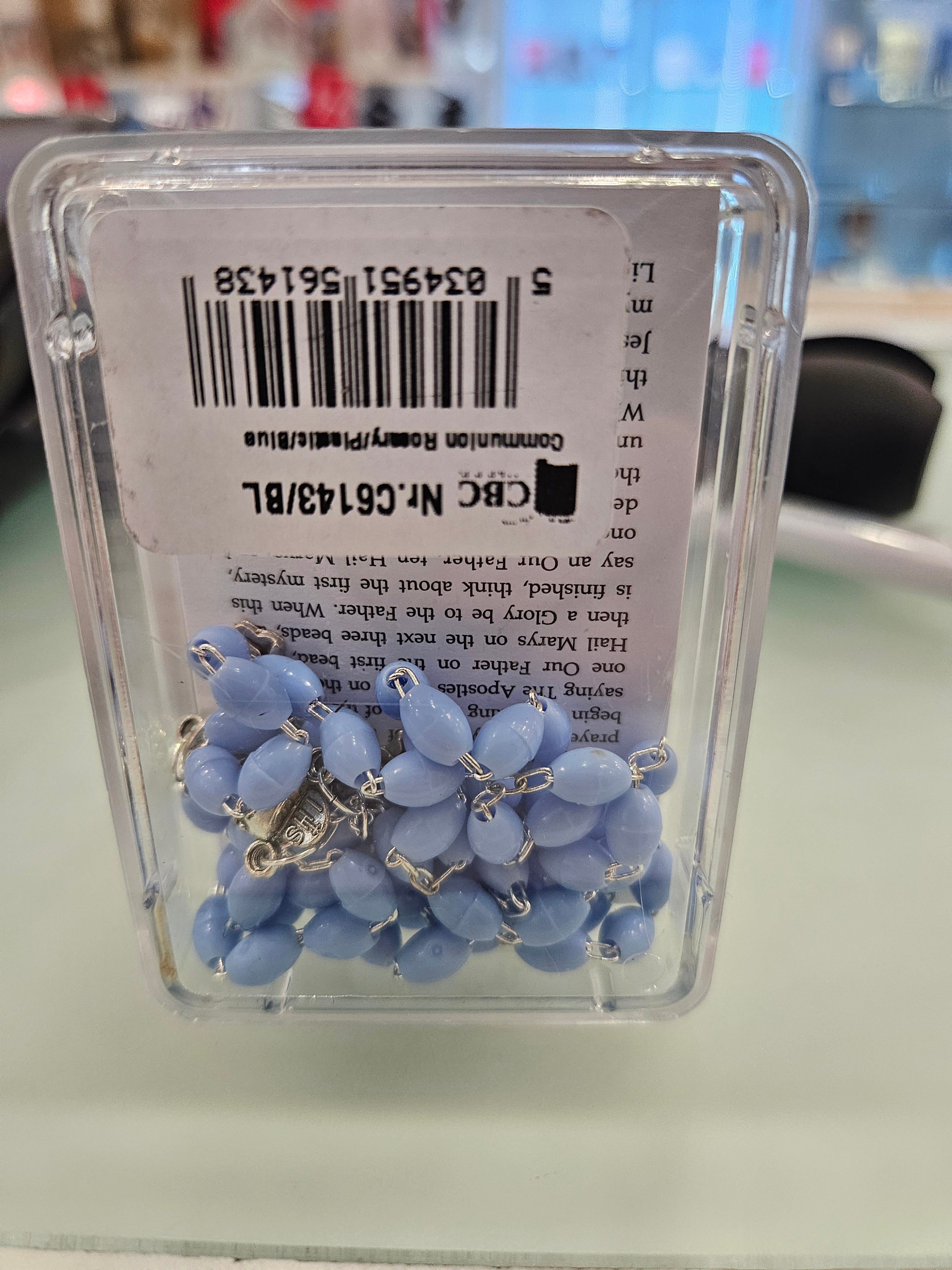 Boys first holy  communion  rosery beads