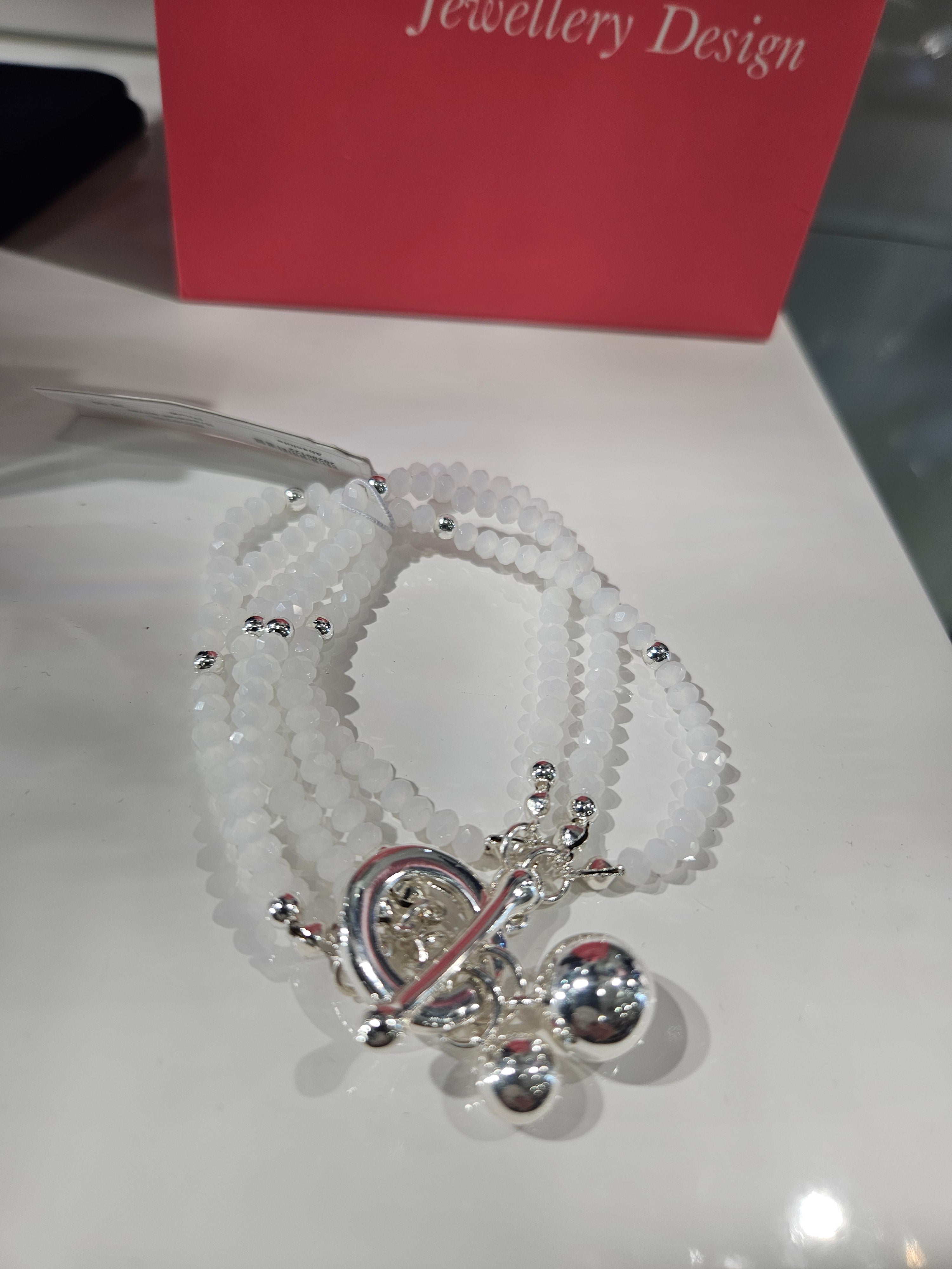 Absosute Silverplated Beaded Bracelet