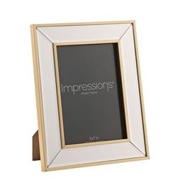 Mirror Frame with gold border 5 x 7