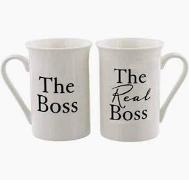 The Boss/ The Real Boss Mugs