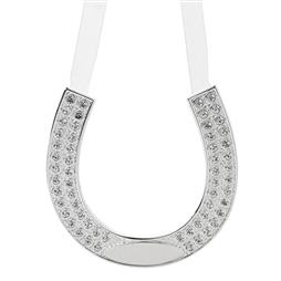 Amore Silver Plated Horseshoe with Engraving Plate