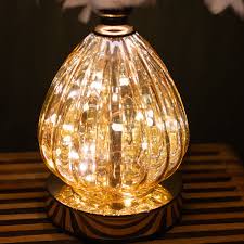 LED Base Feather Lamp White 40cm