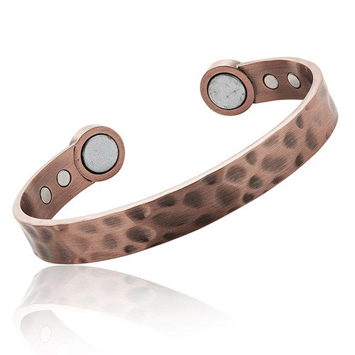 EQ For Men Hammered Copper Bangle