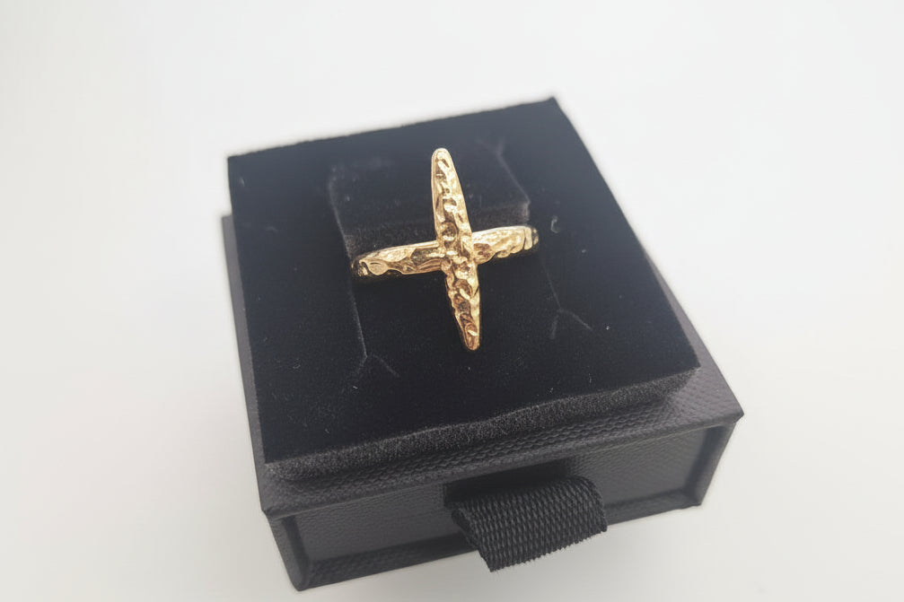 Crosses Ring 18k Gold Plated  Ring