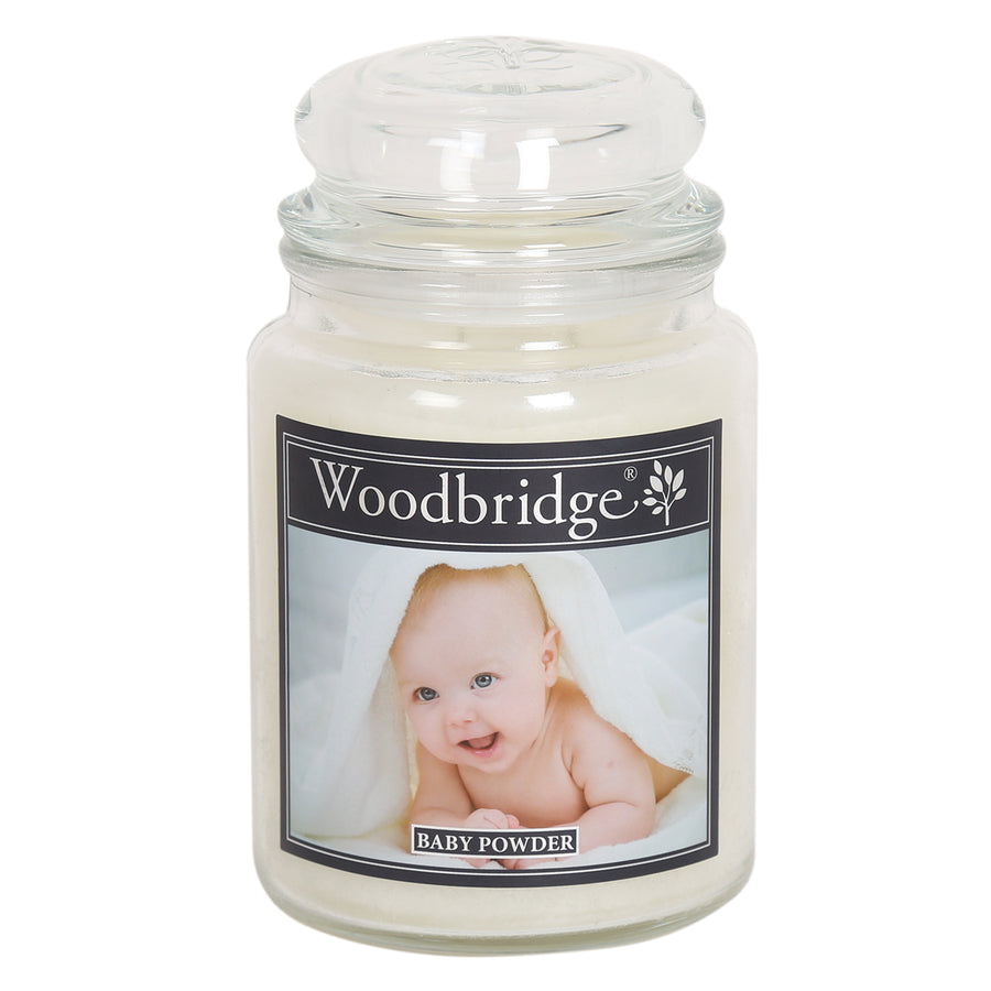 Woodbridge Baby Powder Jar Candle