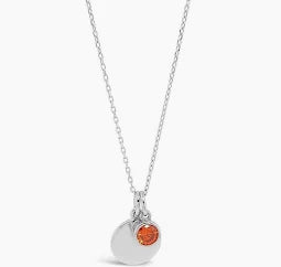 Absolute Sterling Silver January Necklace