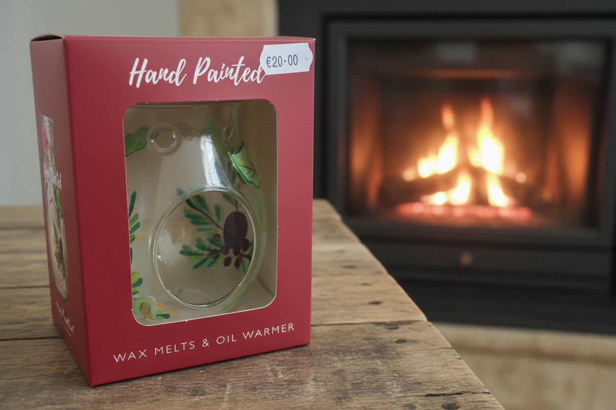 Hand painted oil burner
