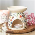 Cream Midnight  Bloom Print Oil Burner