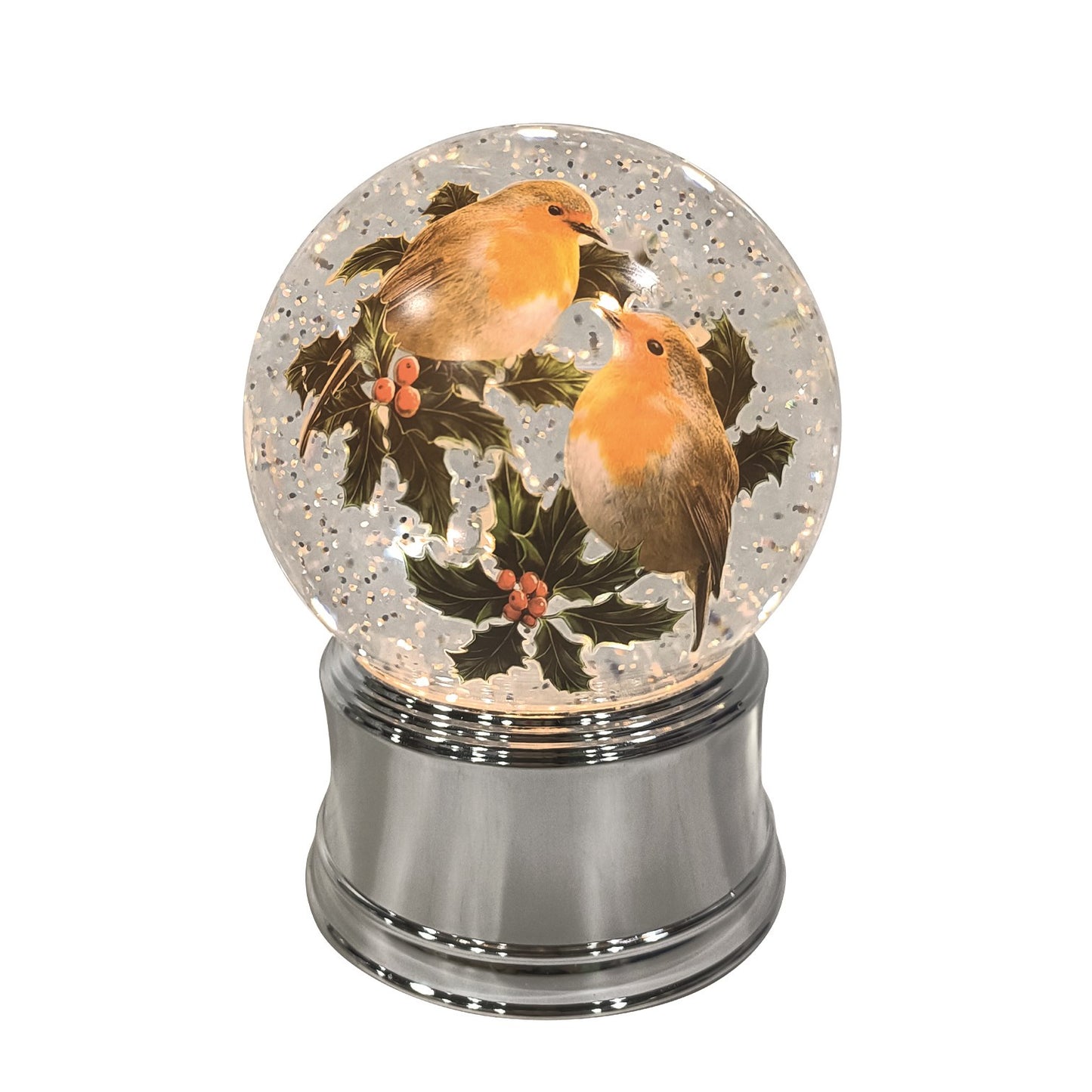 LED ROBIN GLOBE SPINNER