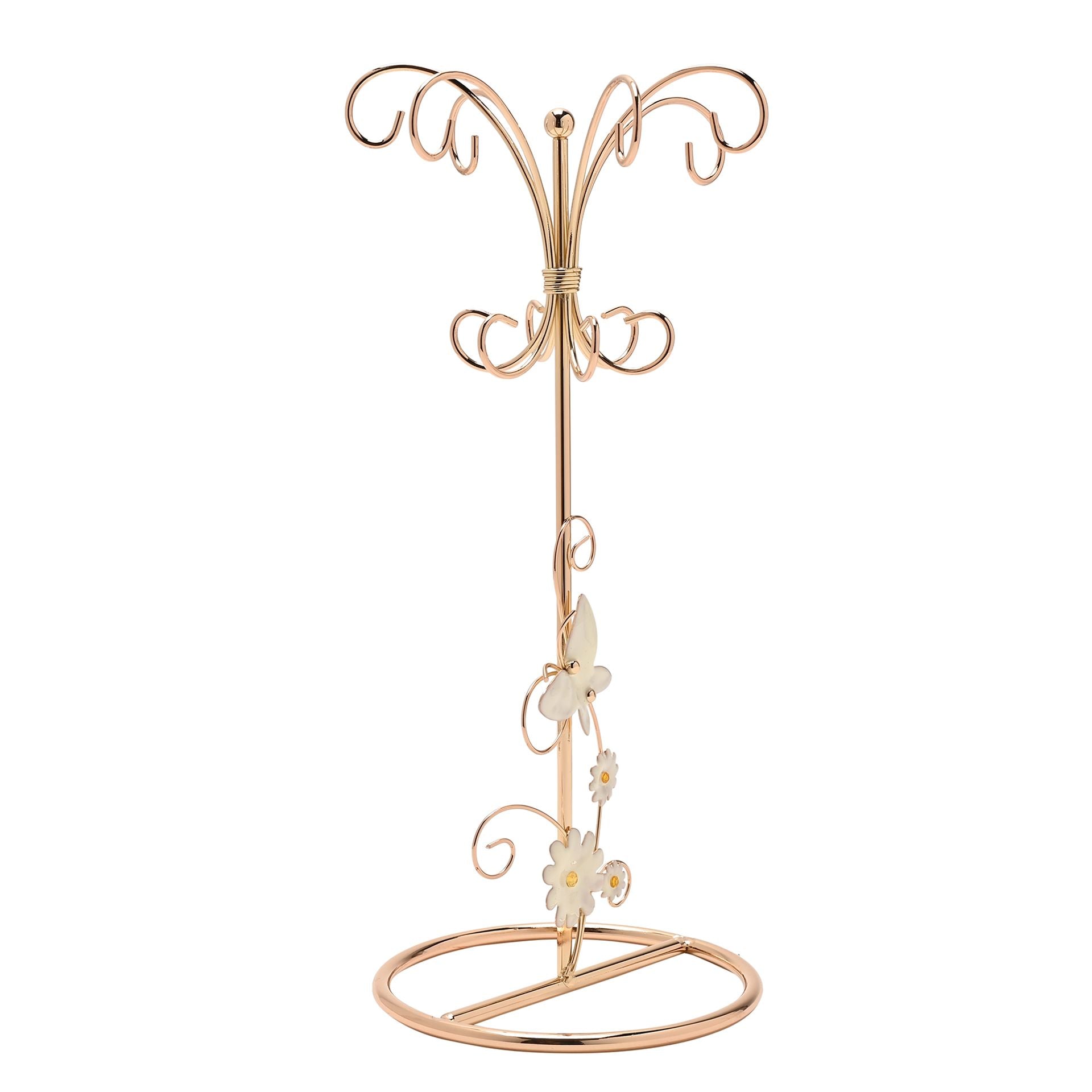 Gold Butterfly Jewellery Holder