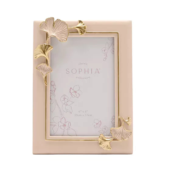 Ginkgo blush 4x6 frame