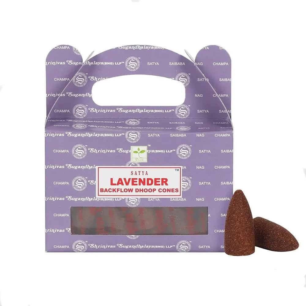 Lavender Backflow Dhoop Cones by Satay