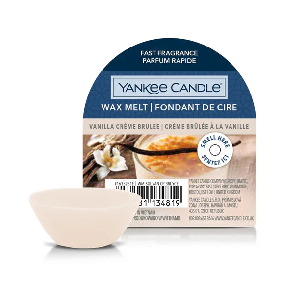 Vanilla creme brulee yankee candle wax melt
